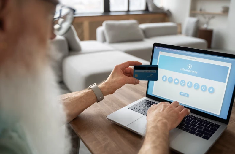 Consumer adding card details online