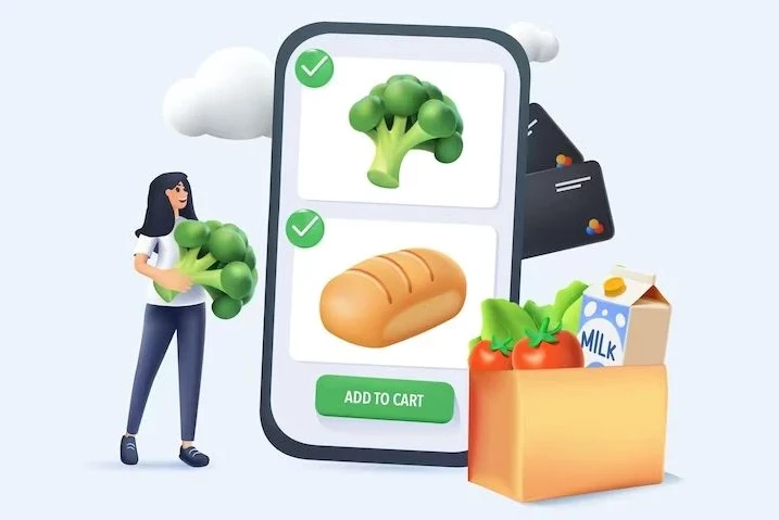 Online grocery app