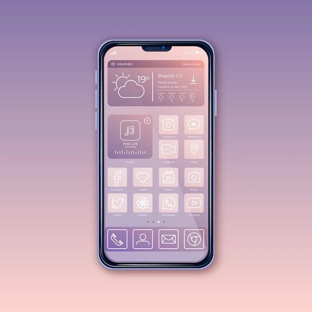 iOS apps screen view