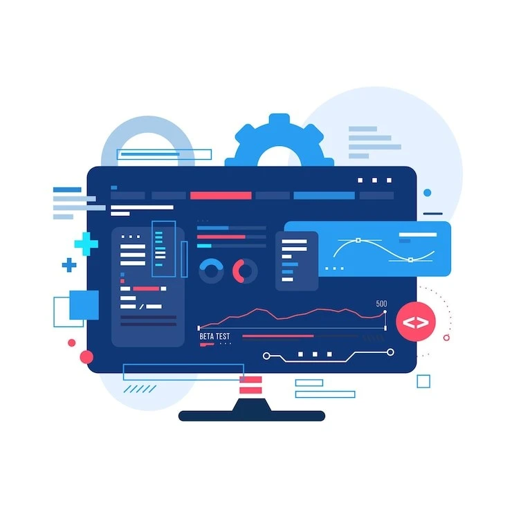 Dashboard of an enterprise app