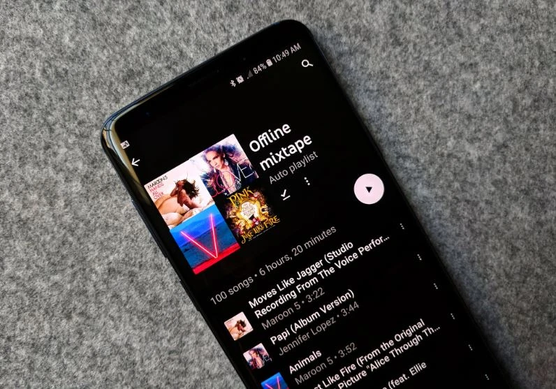 Music streaming app