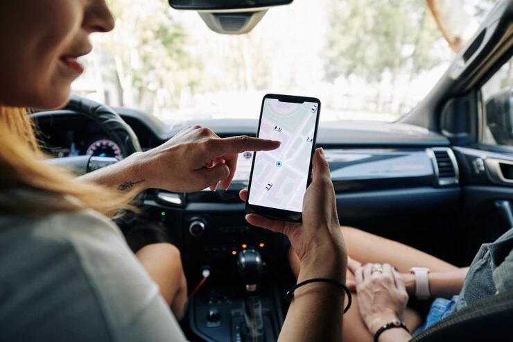 Travel app with map feature