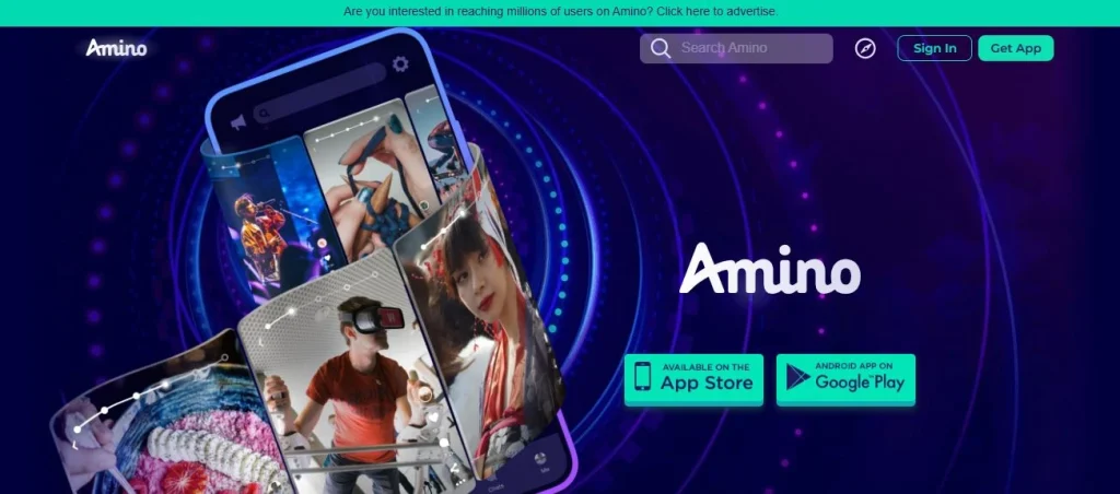 Amino webpage